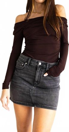 Daze Malibu Mini Skirt In Black