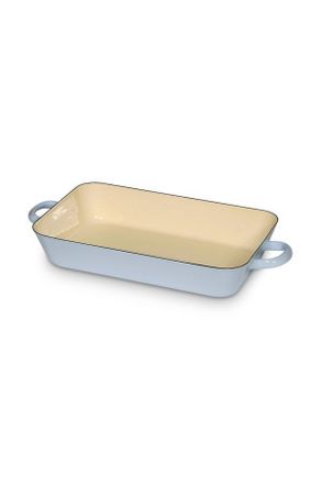 Riess Bräter, Blau, 6,3 l, rechteckig, 20x6x33 cm, Lfgb, hitzebeständige Griffe, backofengeeignet, kratzfest, rostfrei, Kochgeschirr, Töpfe, Bräter