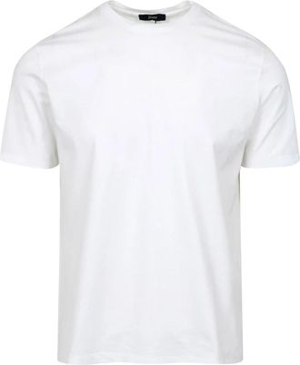 Herno Witte Crew Neck Korte Mouw T-shirt - Heren - T-shirts - Wit - 2XL - Katoen - Tops