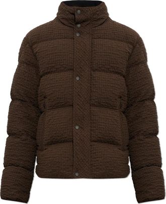 Moncler Oronte Down Jacket - Heren - Gewatteerde jassen - Bruin - 2XL - Katoen - Jassen