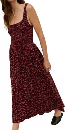 Nation Ltd Adeline Midi Dress In Dancing Floral Flora