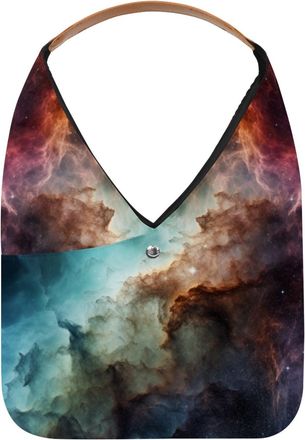 Generic Stars Nebula Reusable Lightweight Grocery Bags - Foldable Into Compact Pouch, Washable & Sturdy, Multipurpose for Shopping and Travel