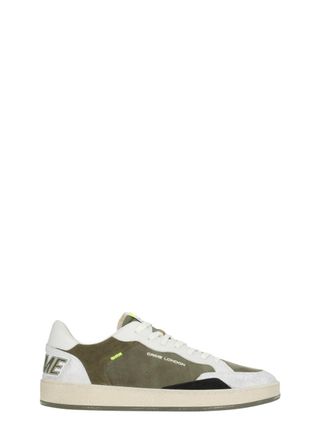 Crime London Green Chelsea Distressed Sneakers