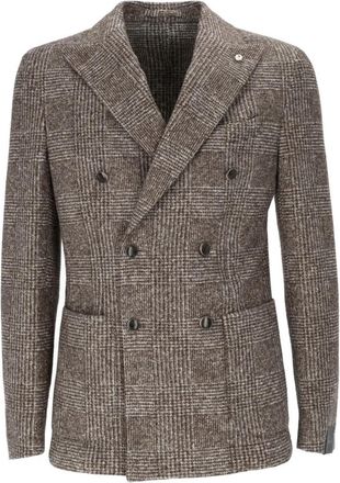 Lubiam Formal Blazers - Heren - Business blazers - Bruin - XL - Kostuums