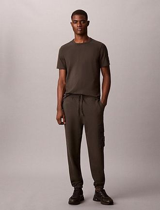 Calvin Klein Joggers Cargo De Felpa De Algod&oacute;n
