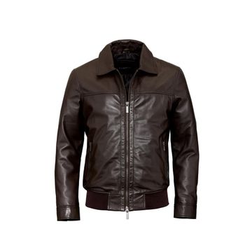 Bugatti Jassen, Heren, Bruin, XL, Leer, Budante Leren Jas