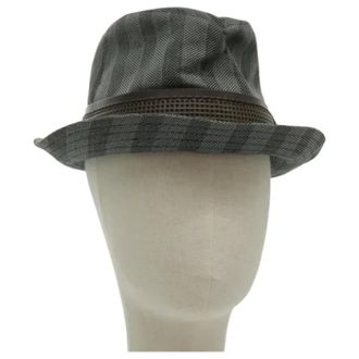 Louis Vuitton Pre-owned Cotton hats - Dames - Pre-owned - Grijs - Maat: ONE Size Katoen