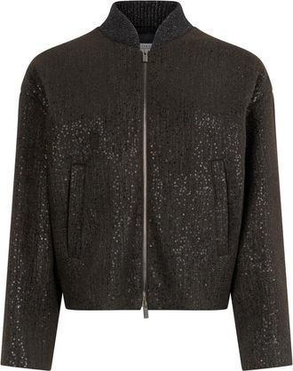 PESERICO Lichtgewicht Jas met Rits - Dames - Bomber jackets - Zwart - M - Polyester - Jassen