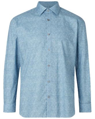 John Varvatos Regular Fit Denim Dress Shirt