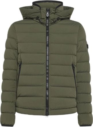 Peuterey Stretch Fabric Down Jacket - Heren - Gewatteerde jassen - Groen - S - Nylon - Jassen