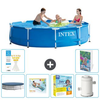 Intex Piscina Con Estructura Redonda - 305x76 Cm - 7-piezas S135