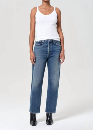 A Gold E 90S Mid Rise Straight Jeans In Bounty