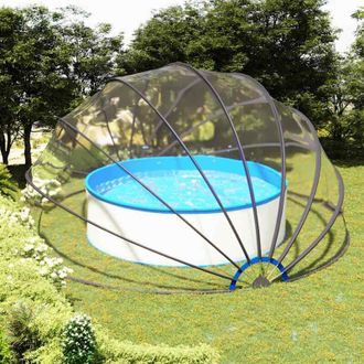 vidaXL Vidaxl - Cupola per Piscina 559x275 cm
