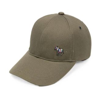 Paul Smith Zebra Logo Baseball Cap - Heren - Petten - Groen - ONE Size - Katoen - Accessoires