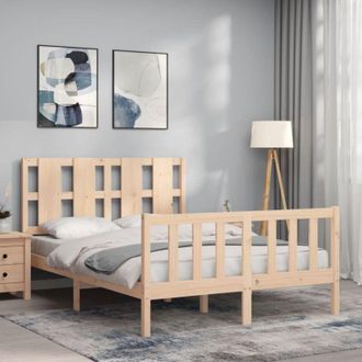 vidaXL Bed Frame without Mattress 120x200 cm Solid Wood Pine Vidaxl