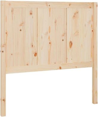 vidaXL Cabecero de cama madera maciza de pino 80,5x4x100 cm Vidaxl