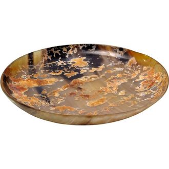 Be Home Horn Side Speckled Plate in Brown at Nordstrom