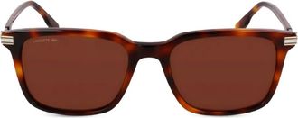 Lacoste Occhiali da sole squadrati - Marrone