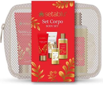 Trade Shop Trade Shop - Set Regalo Cosmetico Da 5pz Con Gel Doccia Shampoo Lozione Corpo Crema Mani Spugna Bagno