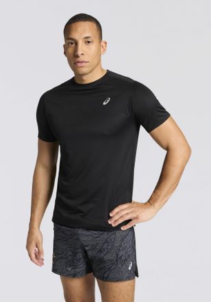 Asics Laufshirt ASICS ASICS CORE SS TOP, Herren, Gr. XXL, schwarz (performance schwarz), Obermaterial: 100% Polyester, Shirts Laufshirt