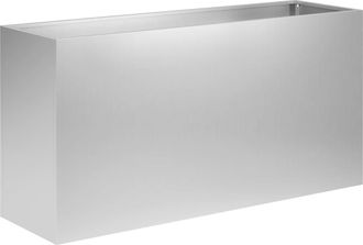 vidaXL Macetero De Jard&iacute;n Plateado 100 X 30 X 40 Cm Acero Galvanizado Vidaxl