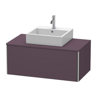 Duravit Duravit Xsquare Vanity Unit Colgado En La Pared 100.0 X 54.8 Cm, 1 Extra&iacute;ble, Color (frente/cuerpo): Berenjena Seda Laca Mate - Xs490109494