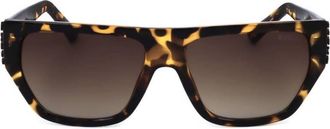 Guess Brown Gradient Browline Ladies Sunglasses GF6204 52F 57
