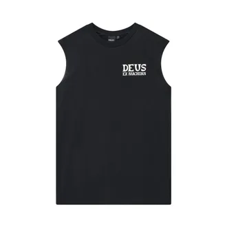 Deus Sleeveless Tops, male, Black, Size: XL Chinook Muscle