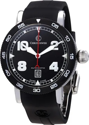 Chronoswiss Pre-owned Chronoswiss Timemaster Black Dial Mens Watch CH8643B