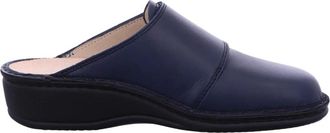 Finn Comfort Wedge Sandal - Dames - Schoenen - Blauw - Maat: 42 EU Leer