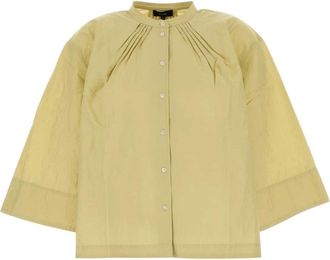 SOEUR Bucarest Blouse - Dames - Blouses - Geel - M - Katoen - Overhemden
