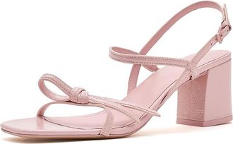 Kate Spade New York Loop Block Heel Sandals Womens Dress Sandals Tutu Pink : 7.5 M, Leather