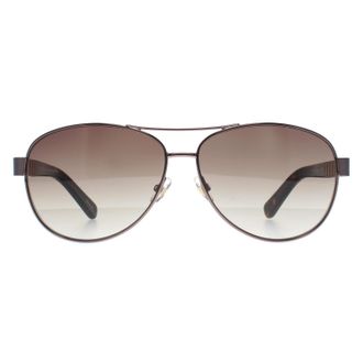 Kate Spade New York Aviator Womens Brown Havana Gradient Dalia/S US Metal - One Size