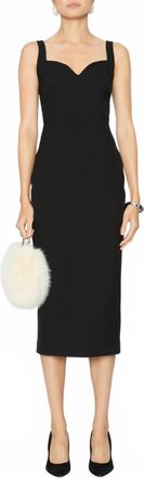 Veronica Beard Lele Sleeveless Midi Dress In Black