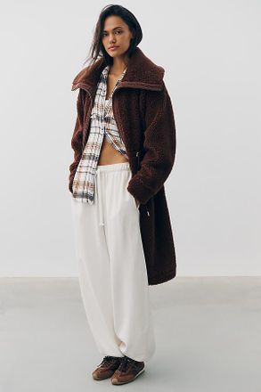Varley Bennet Faux Shearling Coat Jacket