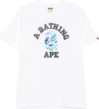 A Bathing Ape T-shirt - Heren - T-shirts - Wit - 2XL - Katoen - Tops