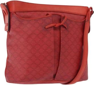 Celine Pre-owned Vintage Leren Schoudertas - Dames - Vintage Schoudertas - Rood - ONE Size - Leer - Vintage