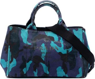 Prada Pre-owned Prada Canvas Canapa Logo Camouflage Tote Ladies BX80IMZG2T6V459B