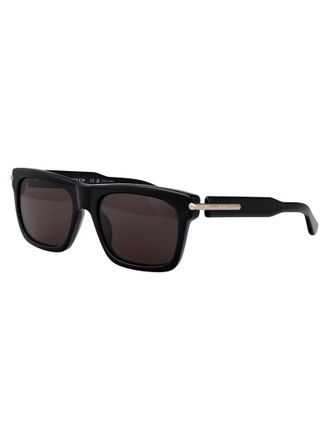 Alexander McQueen Mens Sunglasses Am0495s Black-Grey Acetate Black-Black-Grey Black/black/grey