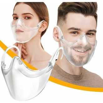 OEM La Mascarilla De Pl&aacute;stico Transparente Se Puede Lavar Y Reutilizar Para Proteger El Rostro De La Niebla Y Las Salpicaduras