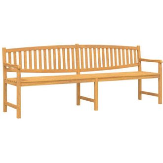 vidaXL Banco De Jard&iacute;n Madera Maciza De Teca 228x59,5x90 Cm Vidaxl