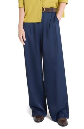 TWP Sulli Side Stripe Pants in Midnight /Bone at Nordstrom, Size 10