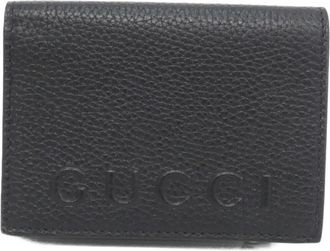 Gucci Black Leather Wallet (Bi-Fold) (Pre-Owned)