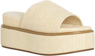 Shushop Lexie Platform Slide Sandal in Bone at Nordstrom, Size 6.5