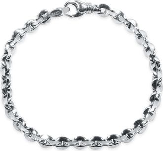 Pompeii3 Mens Link 14k Gold (26gram) or Platinum (41gram) 6.5mm Bracelet 8.5