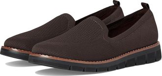 Easy Spirit Valina Womens Flat Shoes Dark Brown : 7.5 W (D), Polyester