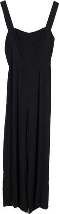 Reformation Square Neckline Jumpsuit in Black Viscose