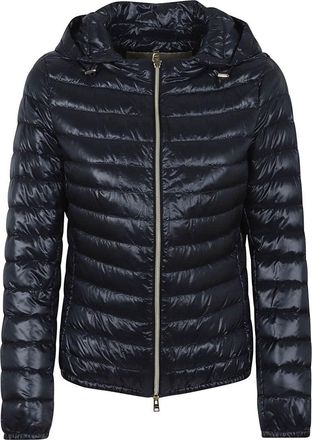 Herno Ultralight Down Bomber Jacket With Double Slider Zip