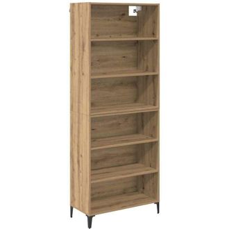 vidaXL Highboard Artisan Oak 69.5 x 34 x 180 cm Engineered Wood vidaXL