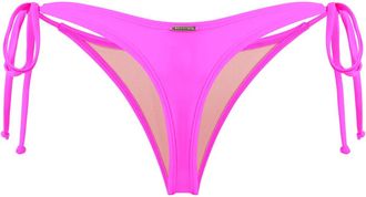 Relleciga Womens Thong Bikini Bottom, Neon Fuchsia, Large